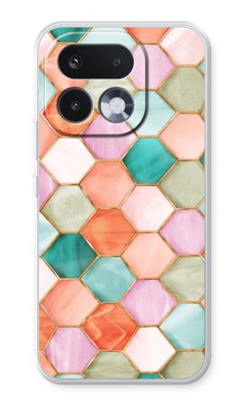 Hexagons in stained glass