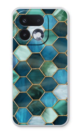 Hexagons in stained glass