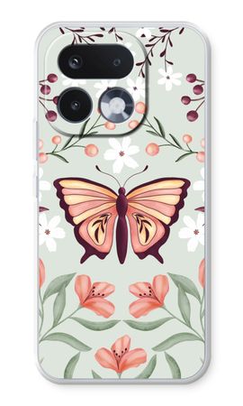 Butterfly in a floral world