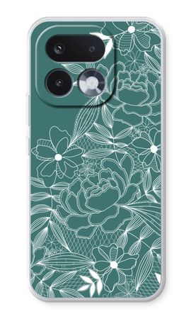 Flowers in lace