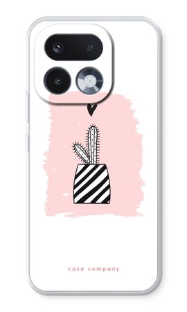 Black and white cactus