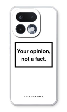 Your opinion