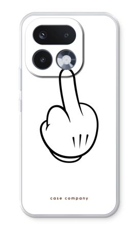 Middle finger white