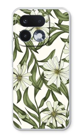 White flower pattern