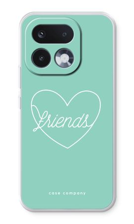 Friends heart pastel