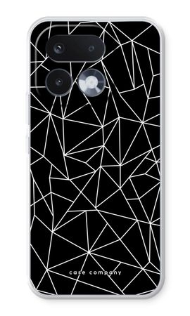 Geometric lines white