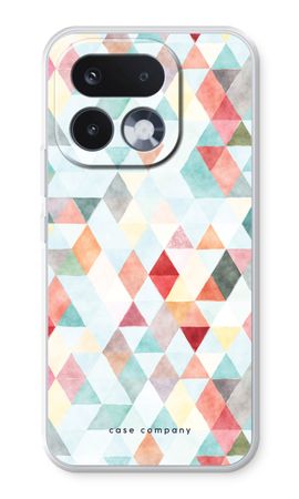 Coloured triangles pastel