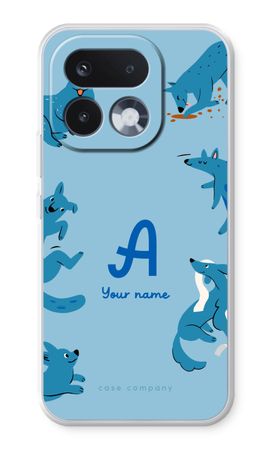 Playful Dogs Monogram