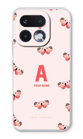 Rosy Butterflies Monogram