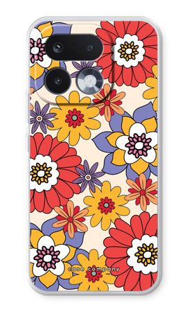 Retro Flowers - Yellow