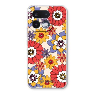 Retro Blumen - Gelb