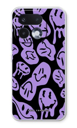 Melting Smiley - Purple