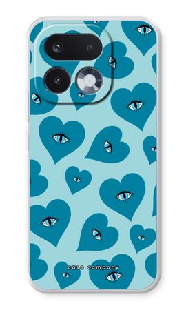 Blue heart eyes