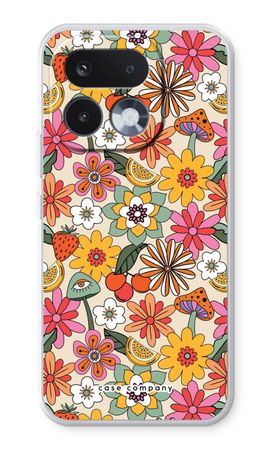 Retro Flowers N°2 - Yellow