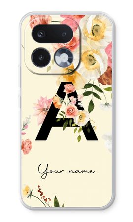 Flirty Flowers Monogram