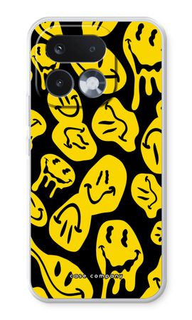 Melting smiley - Yellow