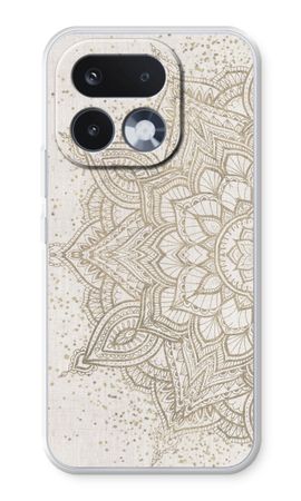 Boho golden mandala