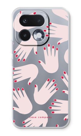 Hands pink