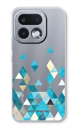 Coloured triangles blue