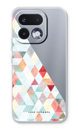 Coloured triangles pastel