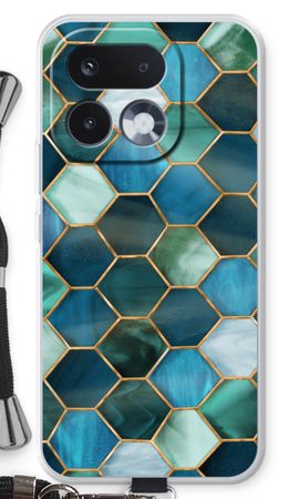 Hexagons in stained glass