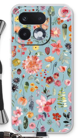 Bunte Pflanzen und Blumen