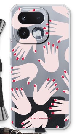Hands pink