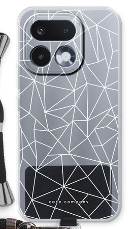 Geometric lines white