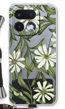 White flower pattern