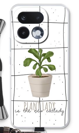 Houseplant on windowpane