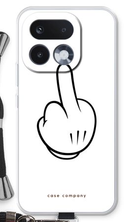 Middle finger white