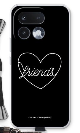 Friends heart black
