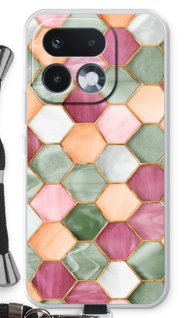 Hexagons in stained glass