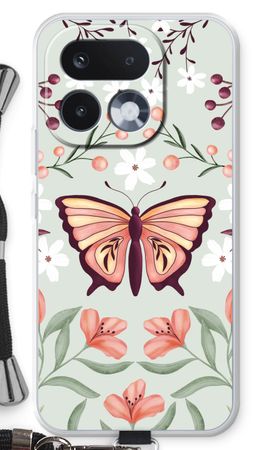 Butterfly in a floral world