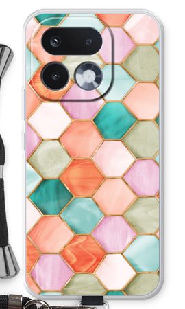 Hexagons in stained glass