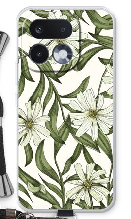 White flower pattern