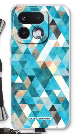 Coloured triangles blue