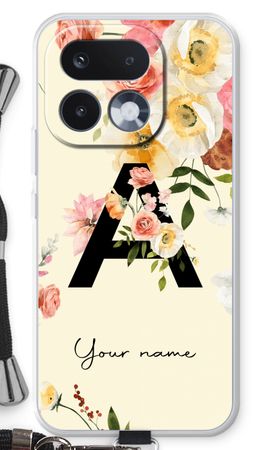 Flirty Flowers Monogram