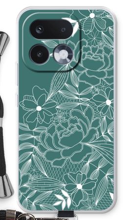 Flowers in lace