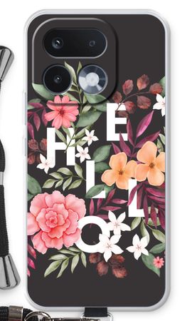 Hello in flowers