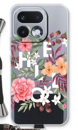 Hello in flowers