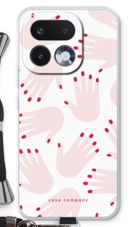 Hands pink