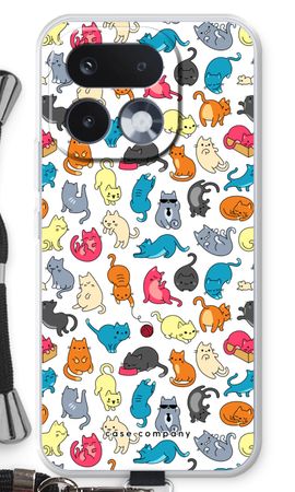 Colourful cats