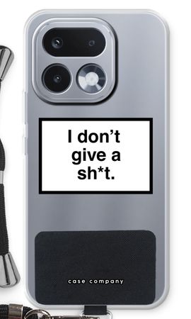 Don't give a shit