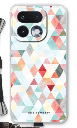 Coloured triangles pastel