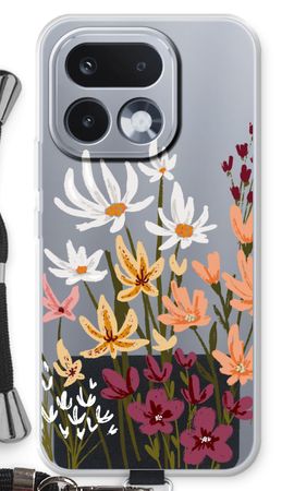 Painted wildflowers