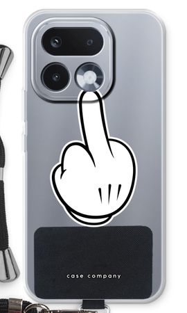 Middle finger black