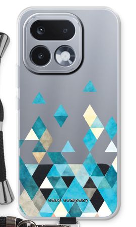 Coloured triangles blue
