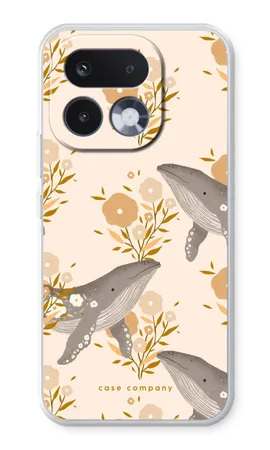 Floral Whales, Realme 16 Pro soft case