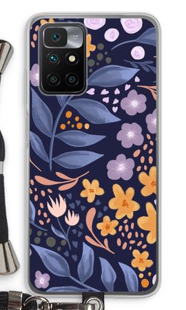 Flowers with blue leaves